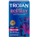 Trojan Double Ecstasy Lubricated Condoms - 10 Ct