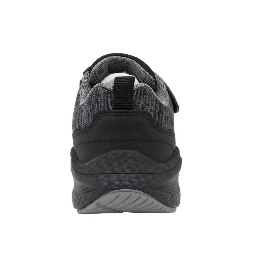 DrD Kids Footwear Turbo Black/Grey Sneaker Ankle-Foot Orthosis and Orthopedic Friendly