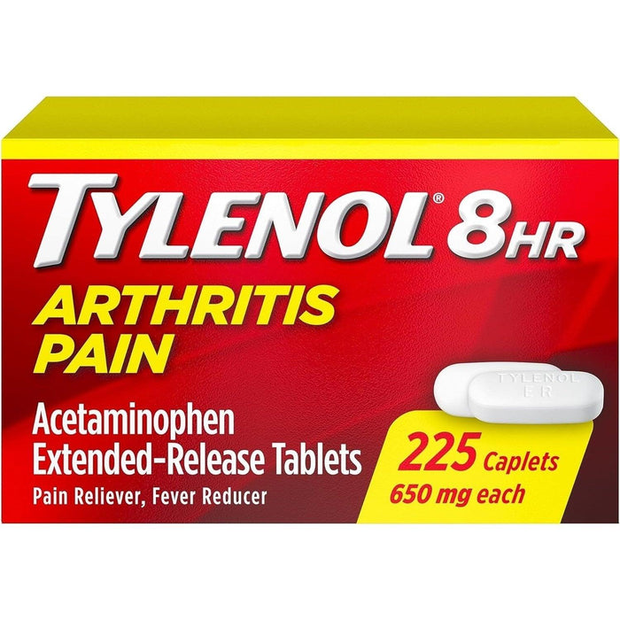 Tylenol 8 Hour Arthritis & Joint Pain Acetaminophen Tablets - 225 Ct