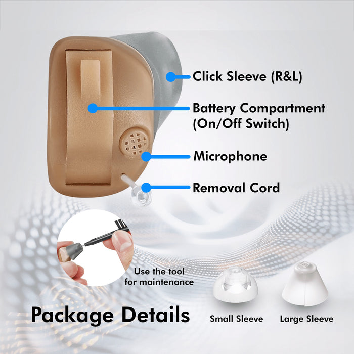 Mimitakara Cloud ITC myHearing I1 Hearing Aid