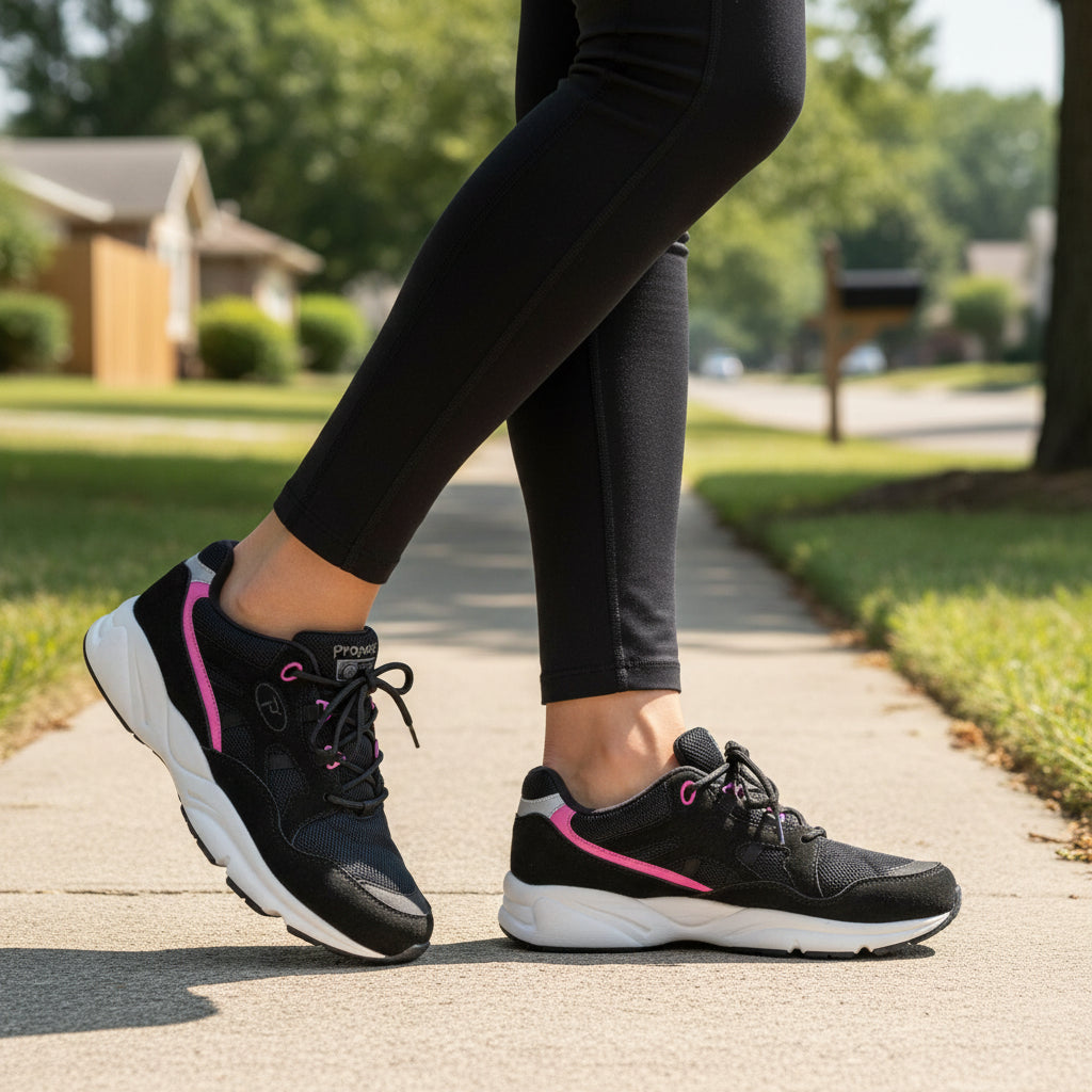 Propet Footwear Stability Fusion Women's Double Depth Walking Shoes Diabetic and Orthotic Friendly