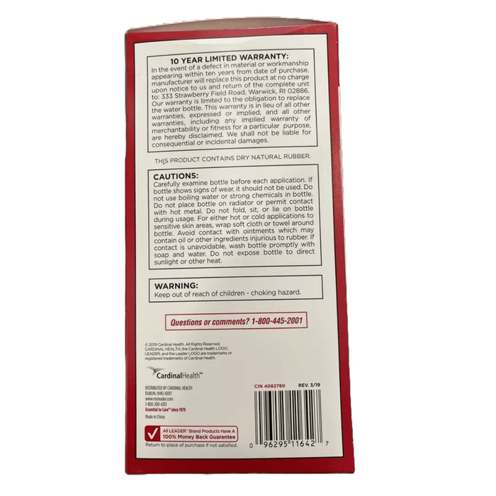 Botella de agua Leader económica con tapón, 2 cuartos