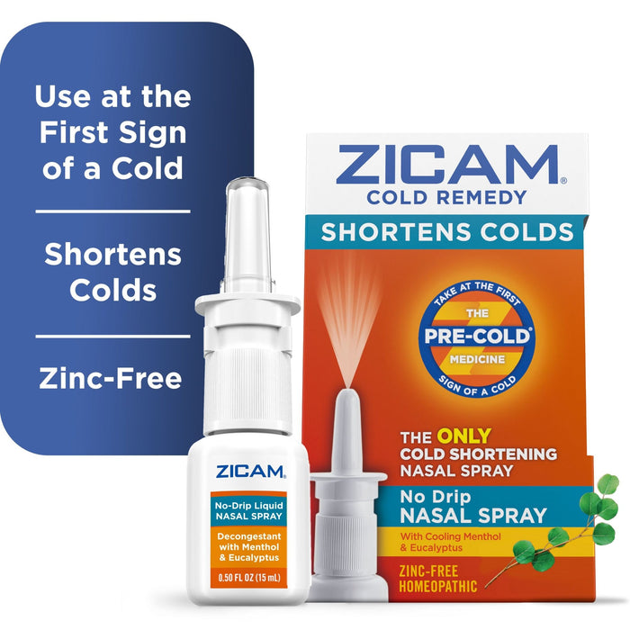 Zicam Cold Remedy Cold Shortening No-Drip Nasal Spray