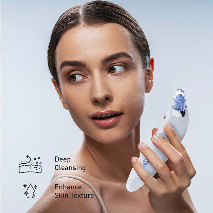 Pursonic Precision Dermaplaning Hair Remover Tool, Pore Vacuum Blackhead Remover, and Micro Needle Derma Roller Ultimate Skin Smoothing & Rejuvenation Kit shophomemed