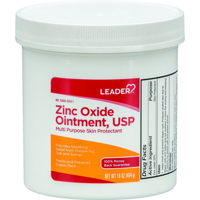 Leader Tm Zinc Oxide Skin Protectant Ointment 16 Oz , Ointment