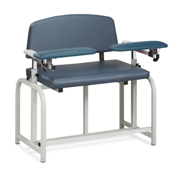 Clinton Lab X Series Bariatric Extra-Tall Blood Draw Chair w/ Flip Arms