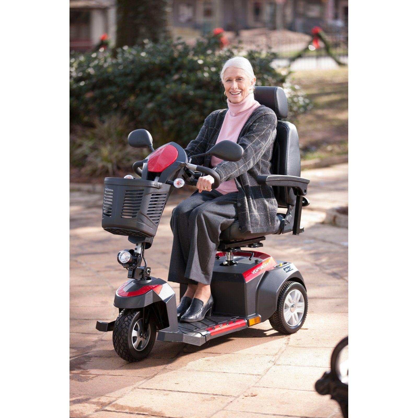 Drive Medical Ventura Power 3-Wheel Mobility Scooter With Captain Seat - Shop Home Med
