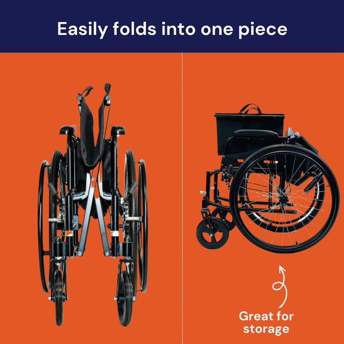 Feather Lightweight Bariatric Wheelchair Extra Wide World's Most Lightweight ONLY 15 lbs.