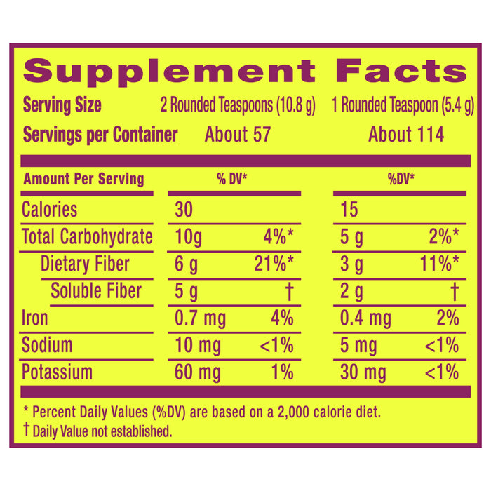 Metamucil Multihealth Smooth Texture Sugar-Free Unflavored - 114 Ct