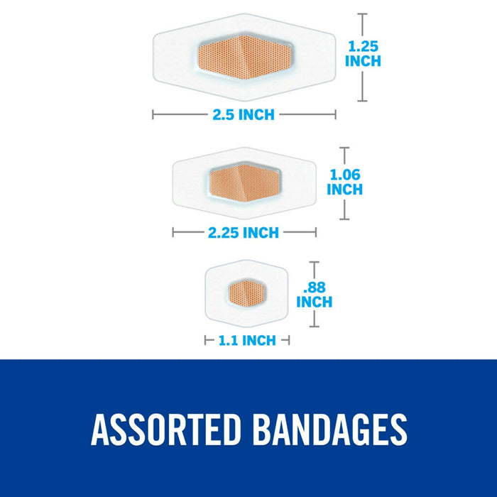 Nexcare Waterproof Clear Bandages Assorted Sizes