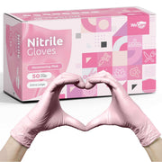 WeCare Pearlescent Pink Disposable Nitrile Gloves - Shop Home Med
