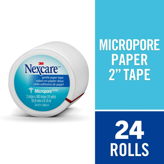 Nexcare Micropore Paper First Aid Tape 3M - 2 inch x 10 yrd