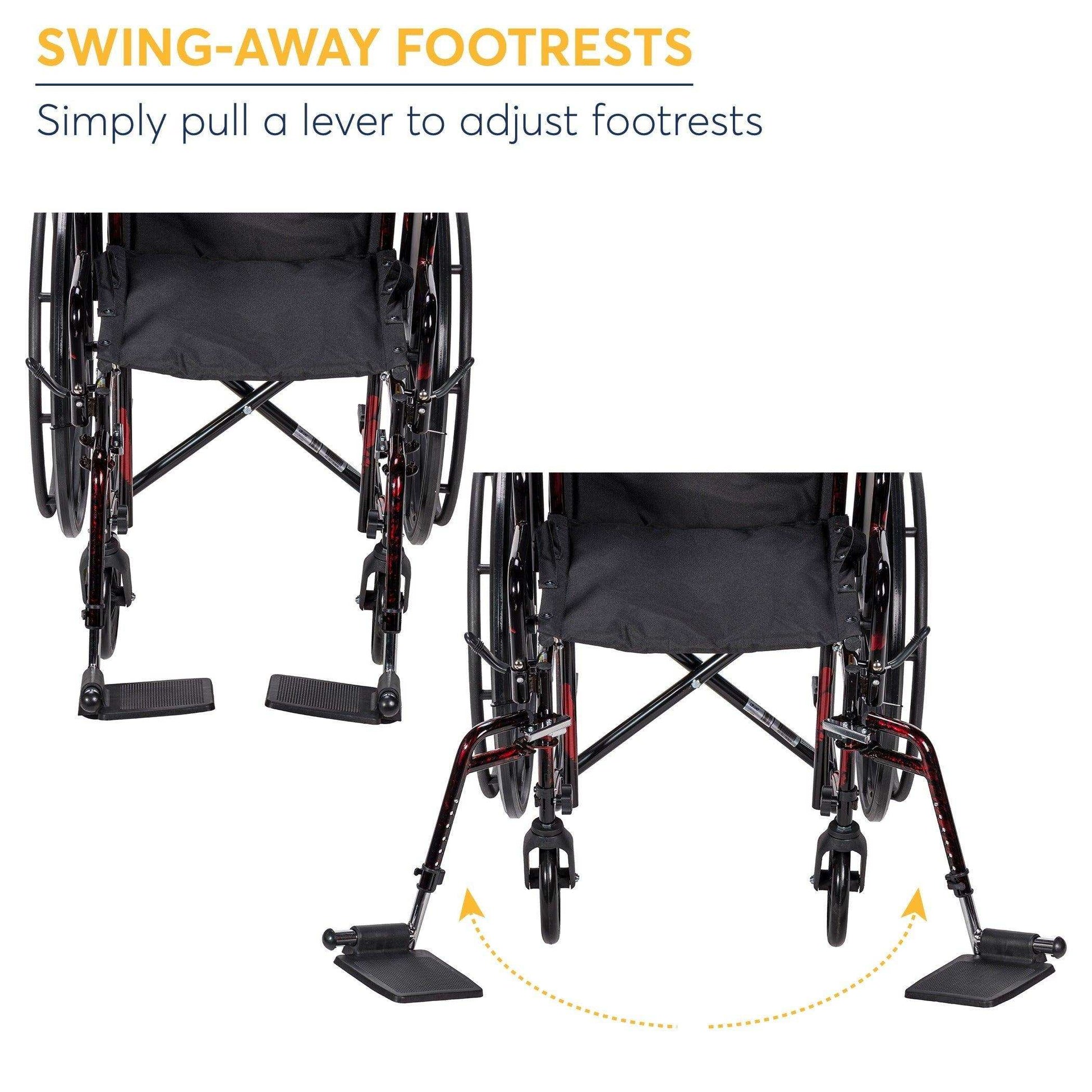 Drive Medical Rebel Lightweight Wheelchair - Shop Home Med