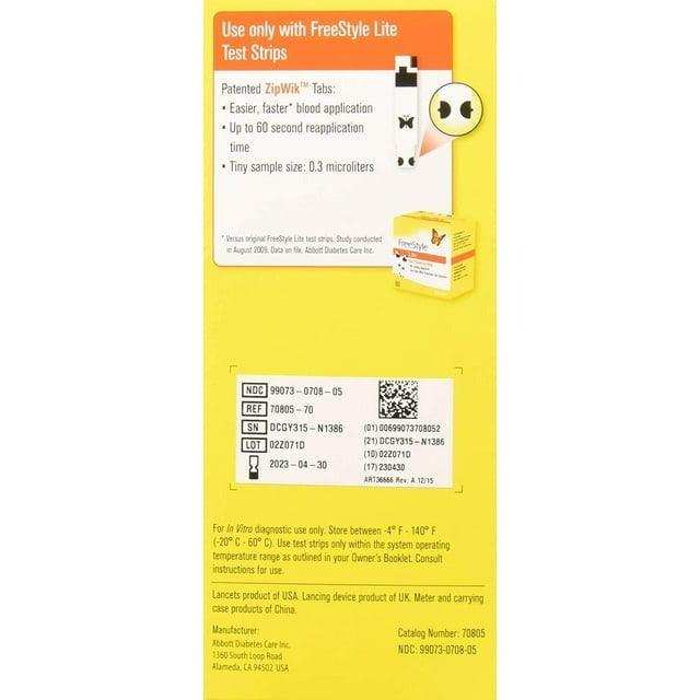 Abbott Freestyle Lite Blood Glucose Monitoring Kit - Shop Home Med
