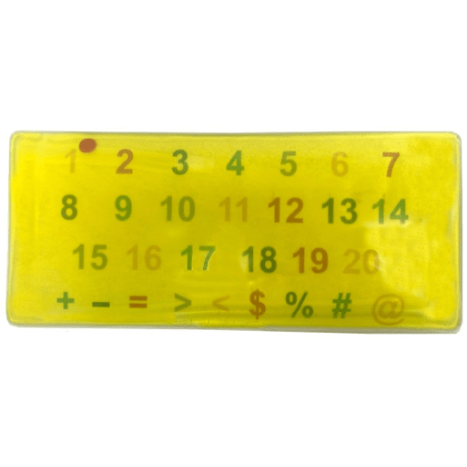 Letter and Number Gel Pad