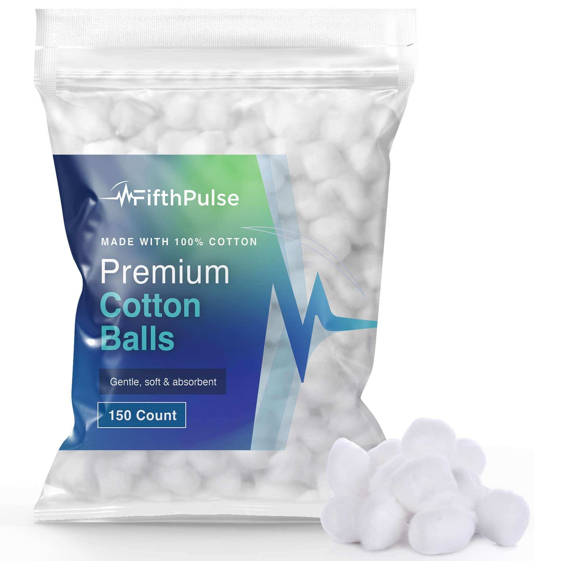 FifthPulse Premium Cotton Balls 100% Pure Cotton for Versatile Use