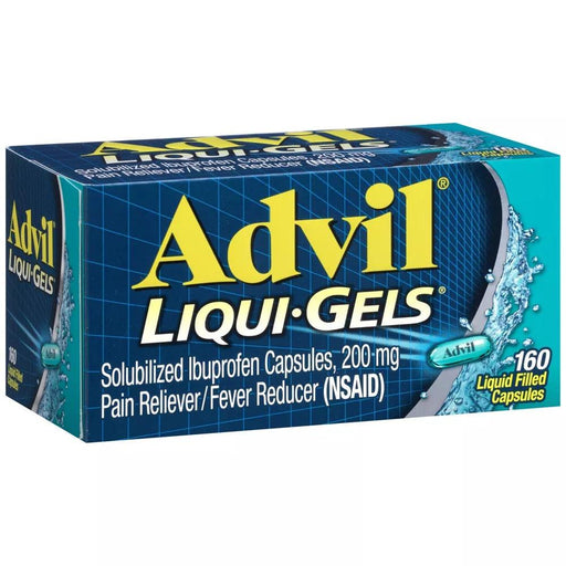 Advil Pain Reliever Fever Reducer Liquid Gels - 160ct. - Shop Home Med