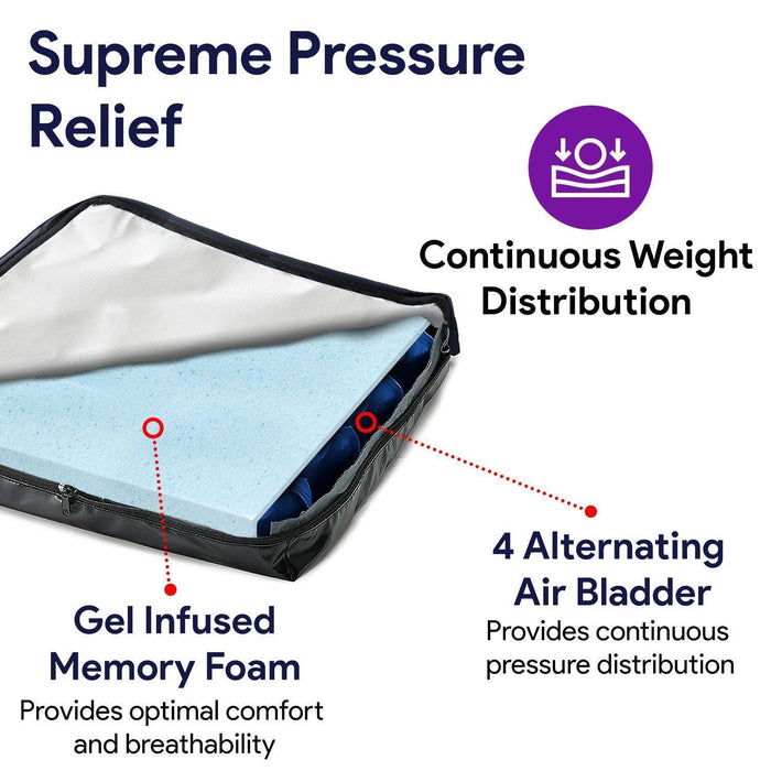Your Medical Store Alternating Pressure Relief Wheelchair Cushion