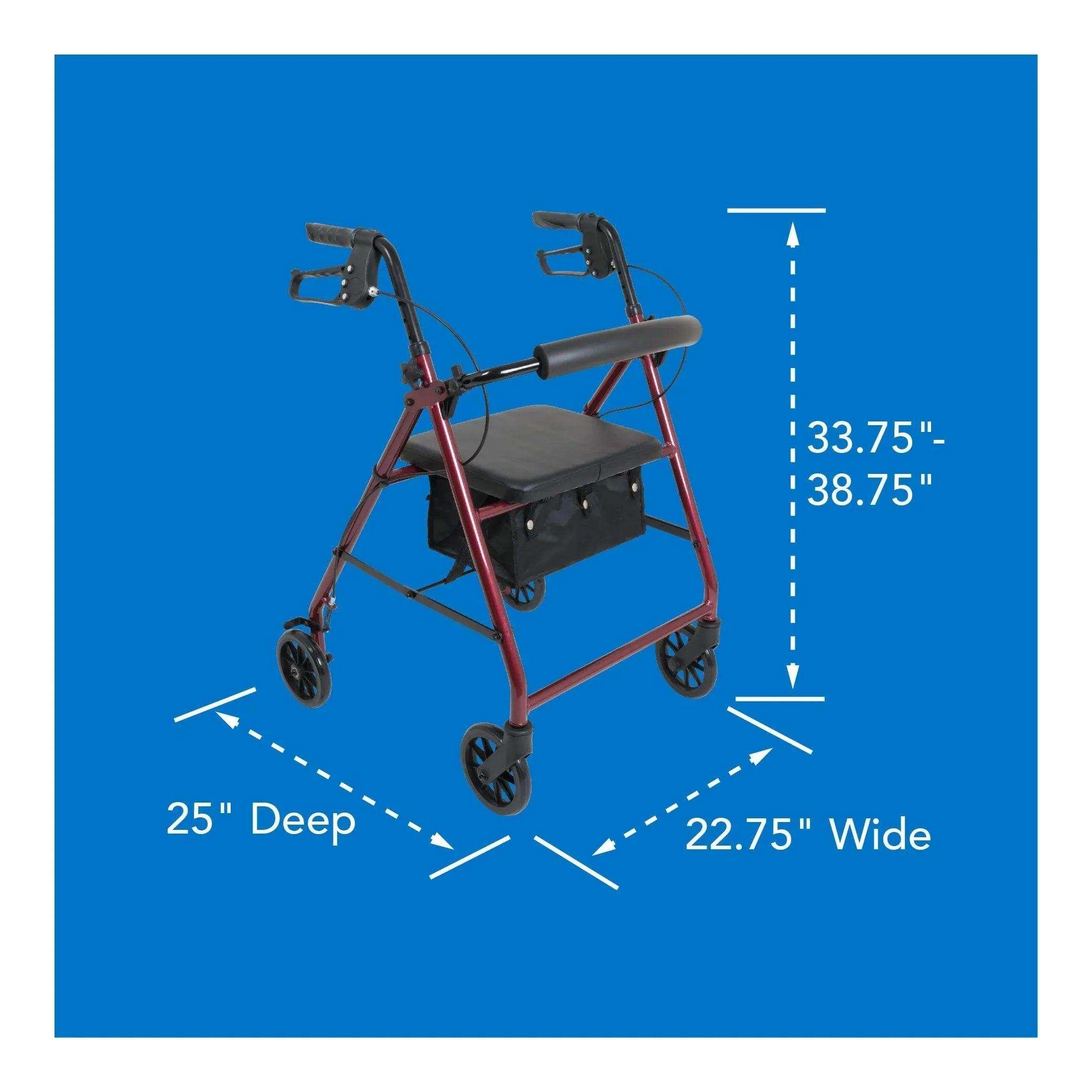 ProHeal Aluminum Rollator - Shop Home Med