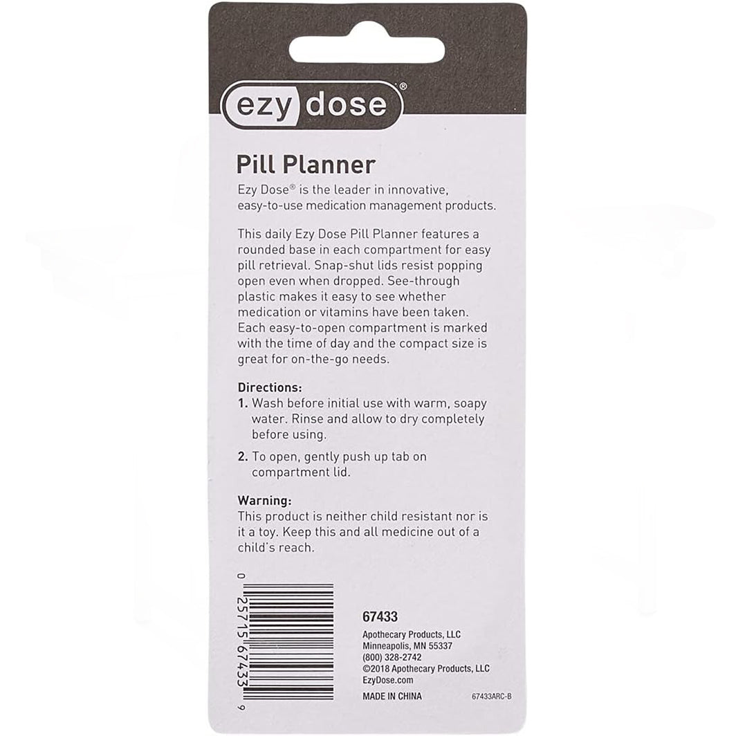 Ezy Dose AM/PM Daily Pill Reminder