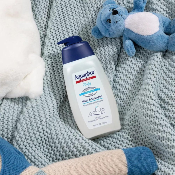 Aquaphor Baby Wash and Shampoo Tear-free & Mild for Sensitive Skin - 16.9 fl oz - Shop Home Med