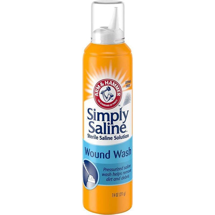 Arm & Hammer Simply Saline Wound Wash 7.4 Ounce - Shop Home Med