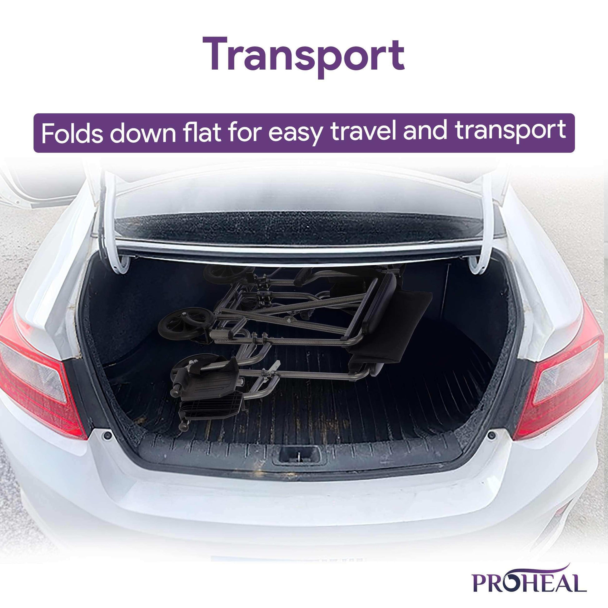 Astra Transport Chair 250lb Wt-Cap - 19" - Shop Home Med