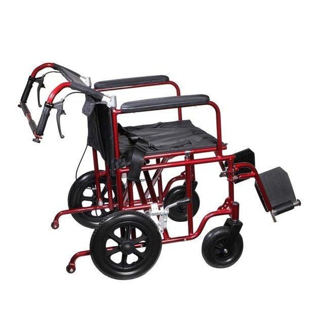 Drive Medical Bariatric Heavy Duty Transport Wheelchair - Shop Home Med
