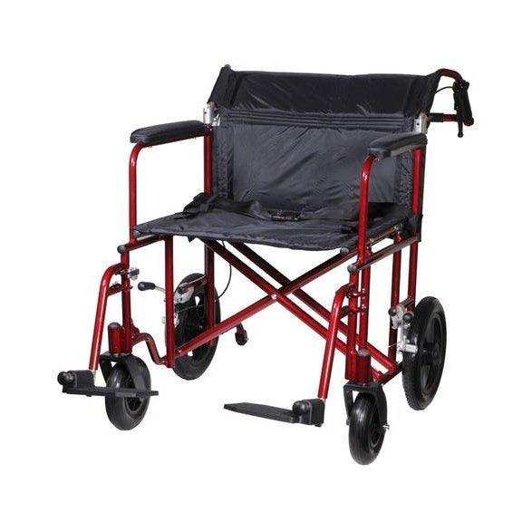 Drive Medical Bariatric Heavy Duty Transport Wheelchair - Shop Home Med