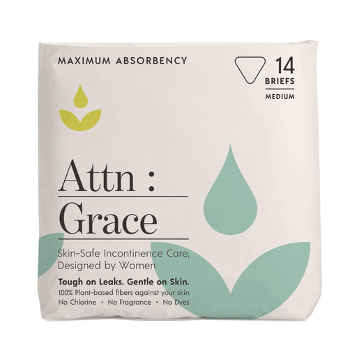 Attn Grace Super Absorbent Incontinence Briefs - Medium - Shop Home Med