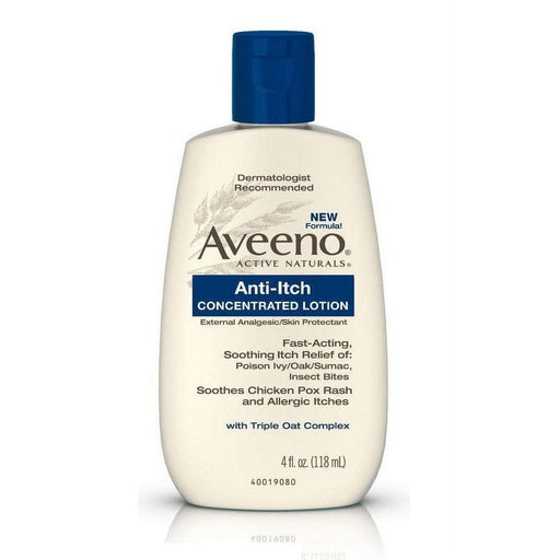 Aveeno Anti-Itch Concentrated Lotion with Calamine & Triple Oat Complex - 4oz - Shop Home Med