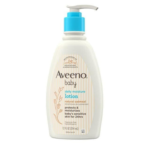 Aveeno Baby Daily Moisture Body Lotion for Delicate Skin with Colloidal Oatmeal - 12oz - Shop Home Med