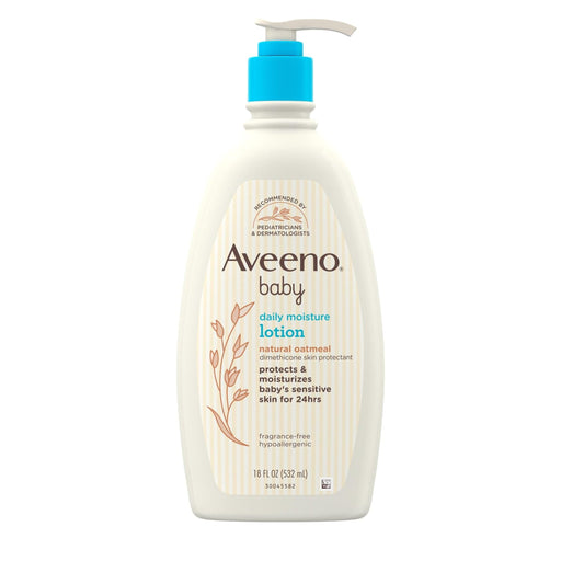 Aveeno Baby Daily Moisture Body Lotion for Delicate Skin with Colloidal Oatmeal - 18oz - Shop Home Med