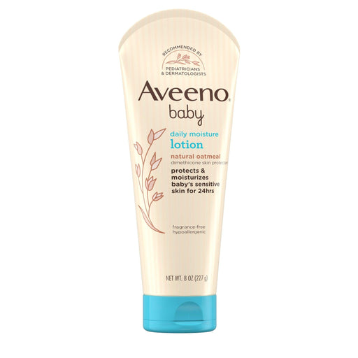Aveeno Baby Daily Moisture Body Lotion for Delicate Skin with Colloidal Oatmeal - 8oz - Shop Home Med