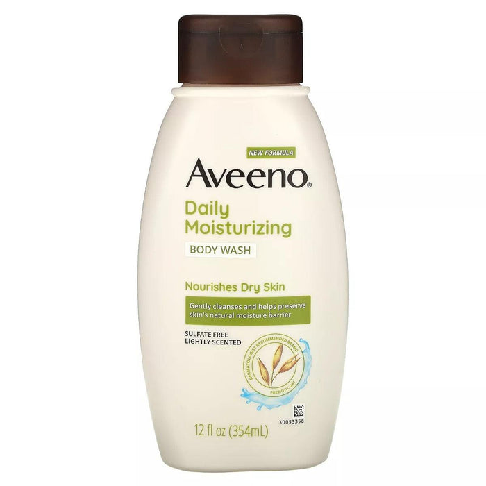 Aveeno Body Wash Daily Moisturizer with Soothing Oat for Normal to Dry Skin - 12oz - Shop Home Med