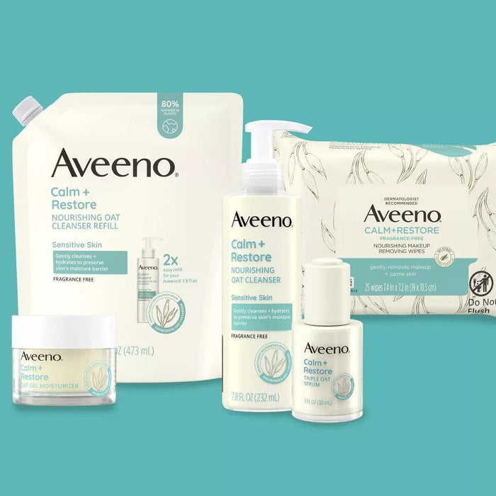 Aveeno Calm+Restore Oat Gel Moisturizer for Sensitive Skin - 1.7 oz - Shop Home Med