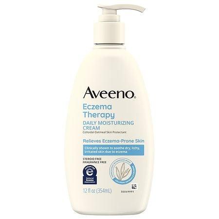 Aveeno Eczema Therapy Daily Moisturizing Cream - 12Oz. - Shop Home Med