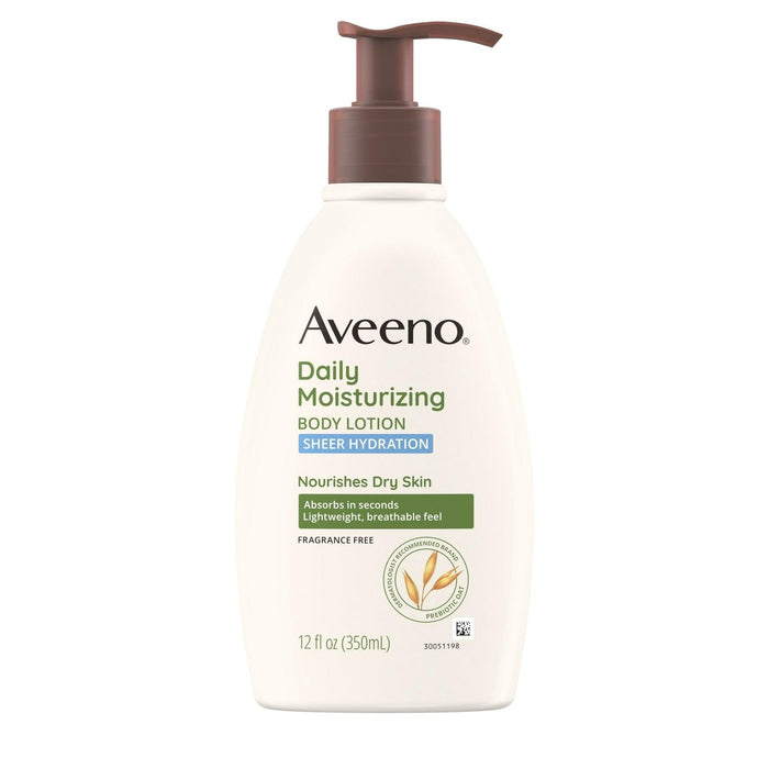 Aveeno Sheer Hydration Daily Moisturizing Dry Skin Body Lotion - 12oz - Shop Home Med