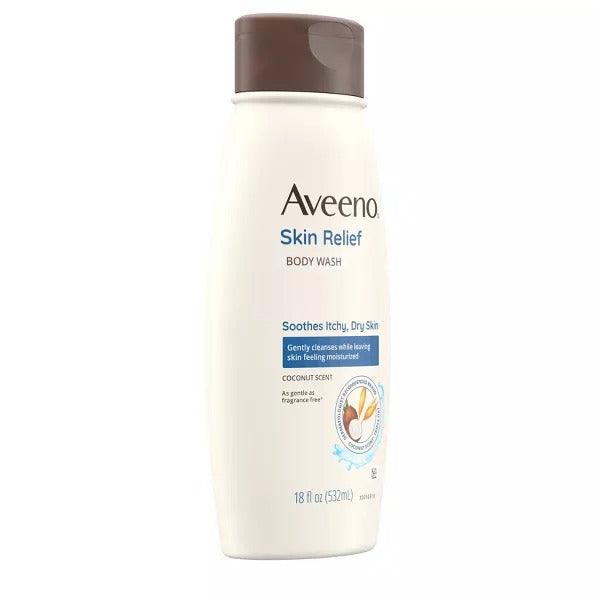 Aveeno Skin Relief Body Wash with Coconut Scent for Sensitive, Itchy, Dry Skin - 18oz - Shop Home Med