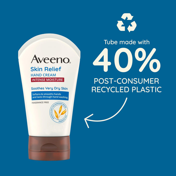 Aveeno Skin Relief Intense Moisture Hand Cream with Prebiotic Oat - 3.5oz - Shop Home Med