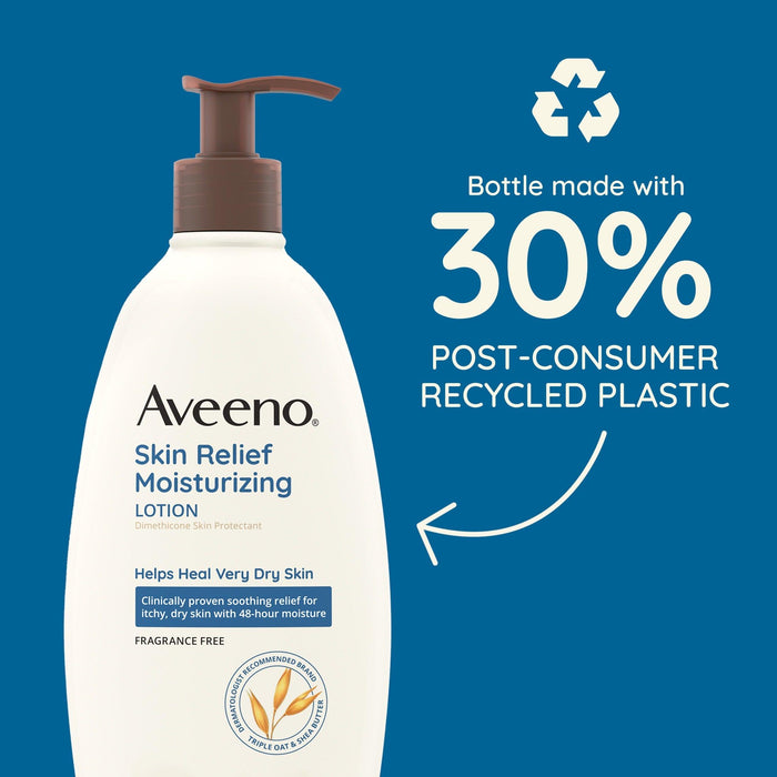 Aveeno Skin Relief Moisturizing Body Lotion with Oat & Shea Butter for Very Dry Skin - 12oz - Shop Home Med