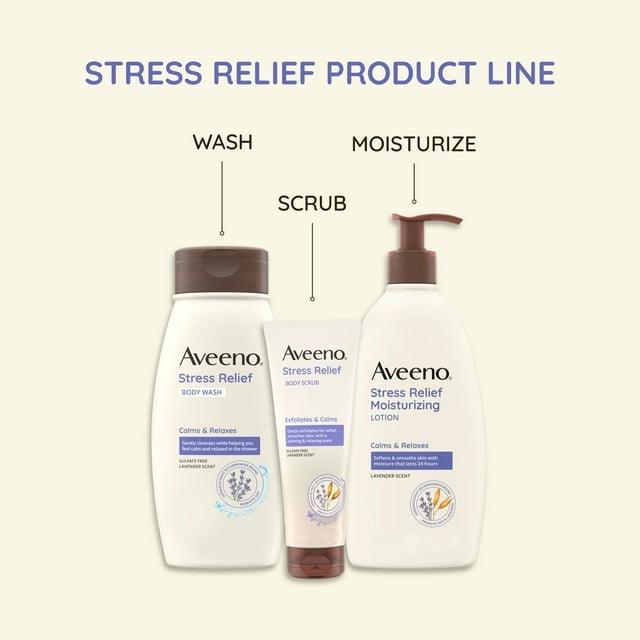 Aveeno Stress Relief Moisturizing Body Lotion with Lavender Scent - 12oz - Shop Home Med