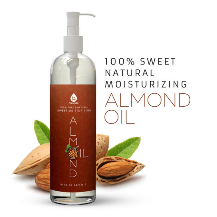 Pursonic 100% Pure & Natural Sweet Almond oil - 16 Oz