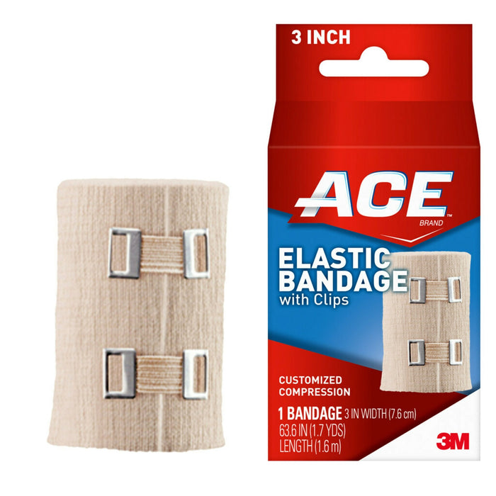 Ace Compression Elastic Bandage with Clips