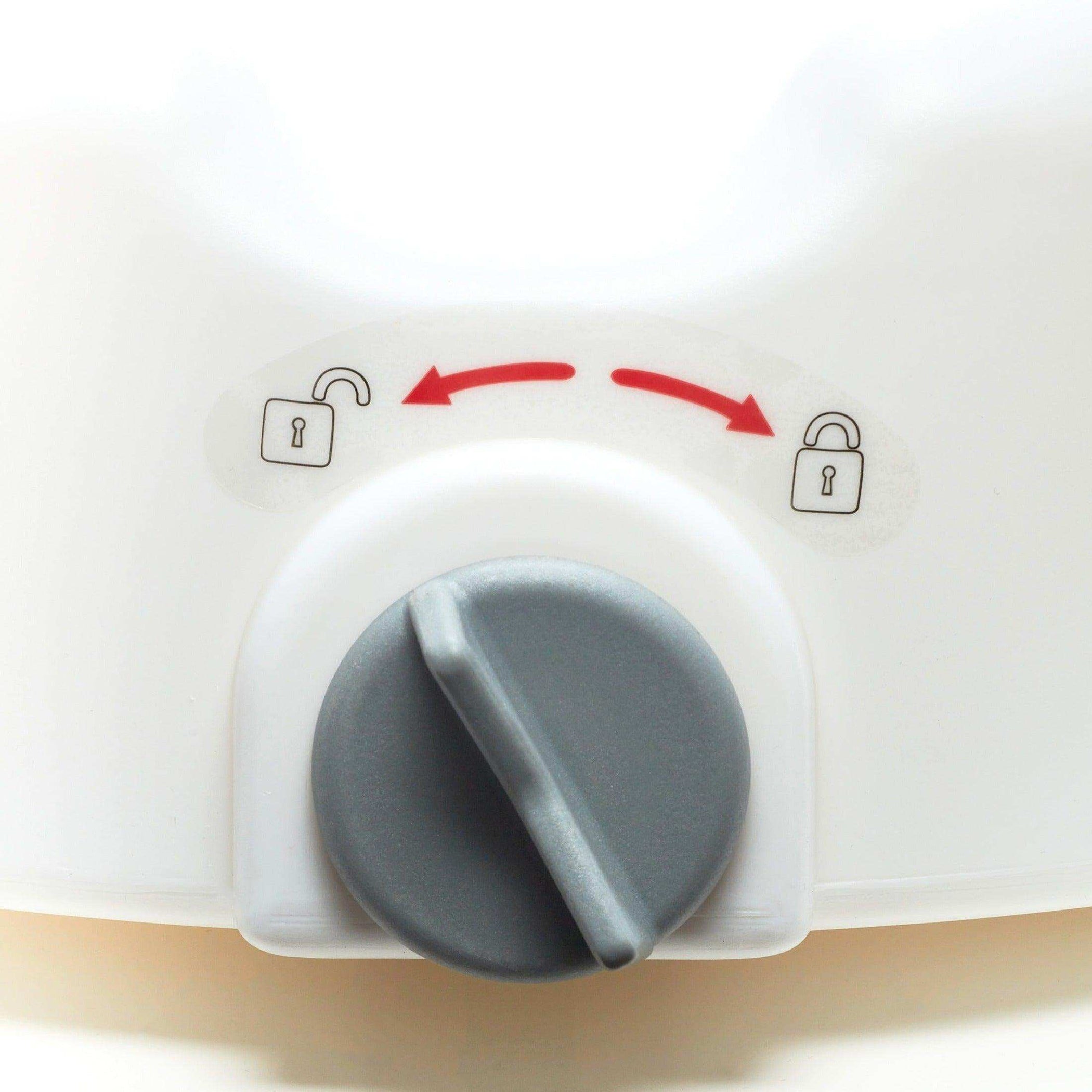 Drive Medical Elevated Raised Toilet Seat with Removable Padded Arms