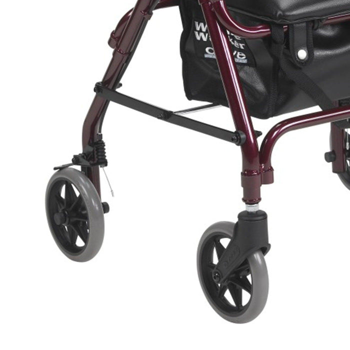 Drive Medical Junior Rollator Rolling Walker with Padded Seat - Shop Home Med