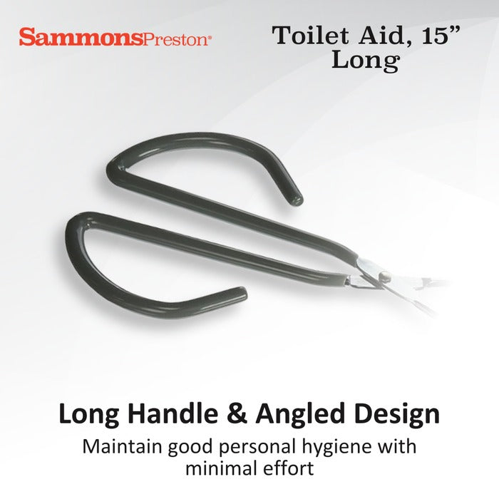 Toileting and Wiping Aid Tongs