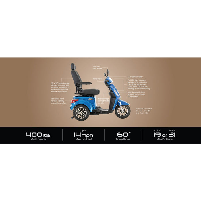 Pride Mobility Baja Raptor 2 3-Wheel Scooter