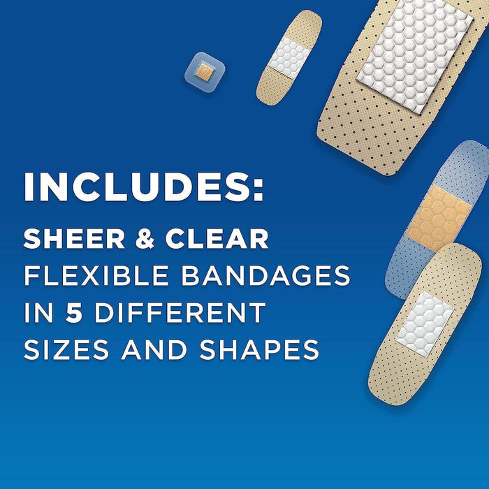 Band-Aid Sheer Variety Pack Assorted - 280 ct. - Shop Home Med