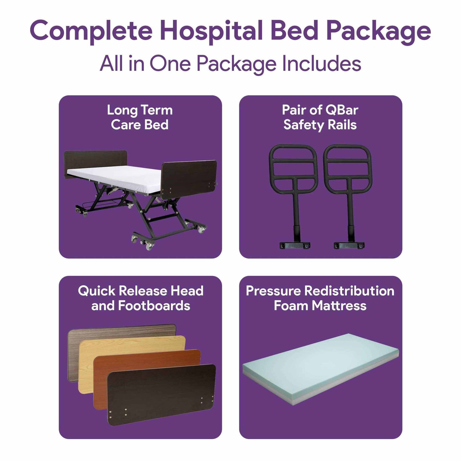 Bariatric Electric Long Term Homecare Expandable Hospital Bed shophomemed